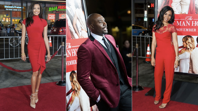 Illustration for article titled Christmas-Ready Fashion at the Premiere of The Best Man Holiday
